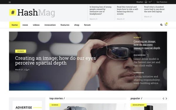 HashMag by Mikado Themes